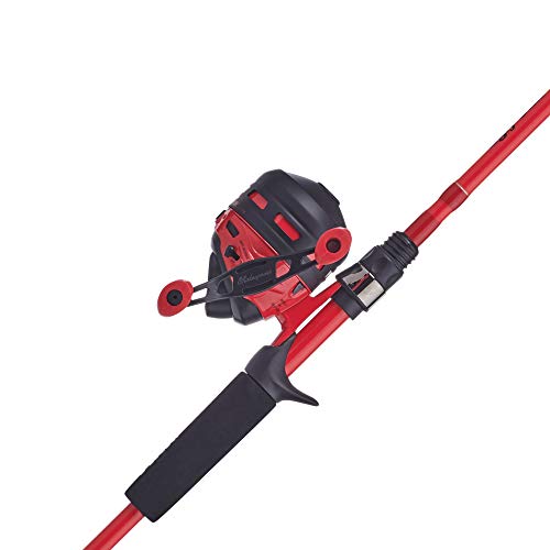 Ugly Stik 6' Hi-Lite Spincast Fishing Rod and Reel Combo, 2-Piece Graphite & Fiberglass Rod, Durable and Strong, Right/Left Handle Position