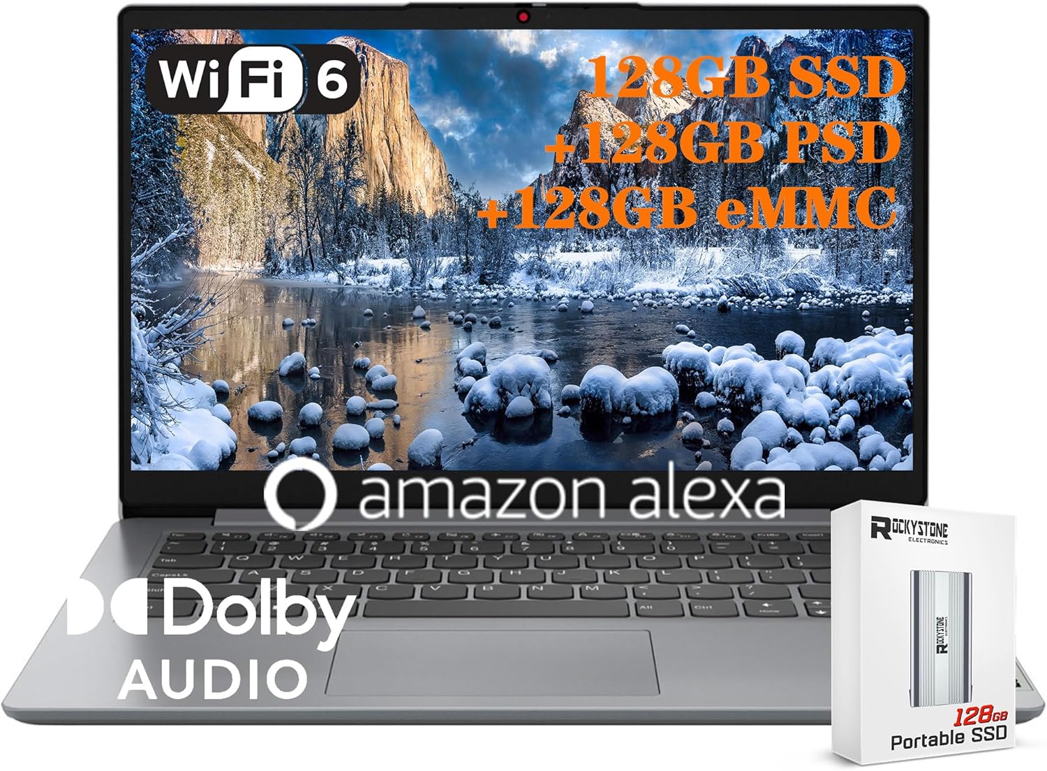 Lenovo IdeaPad 1 Laptop, 14