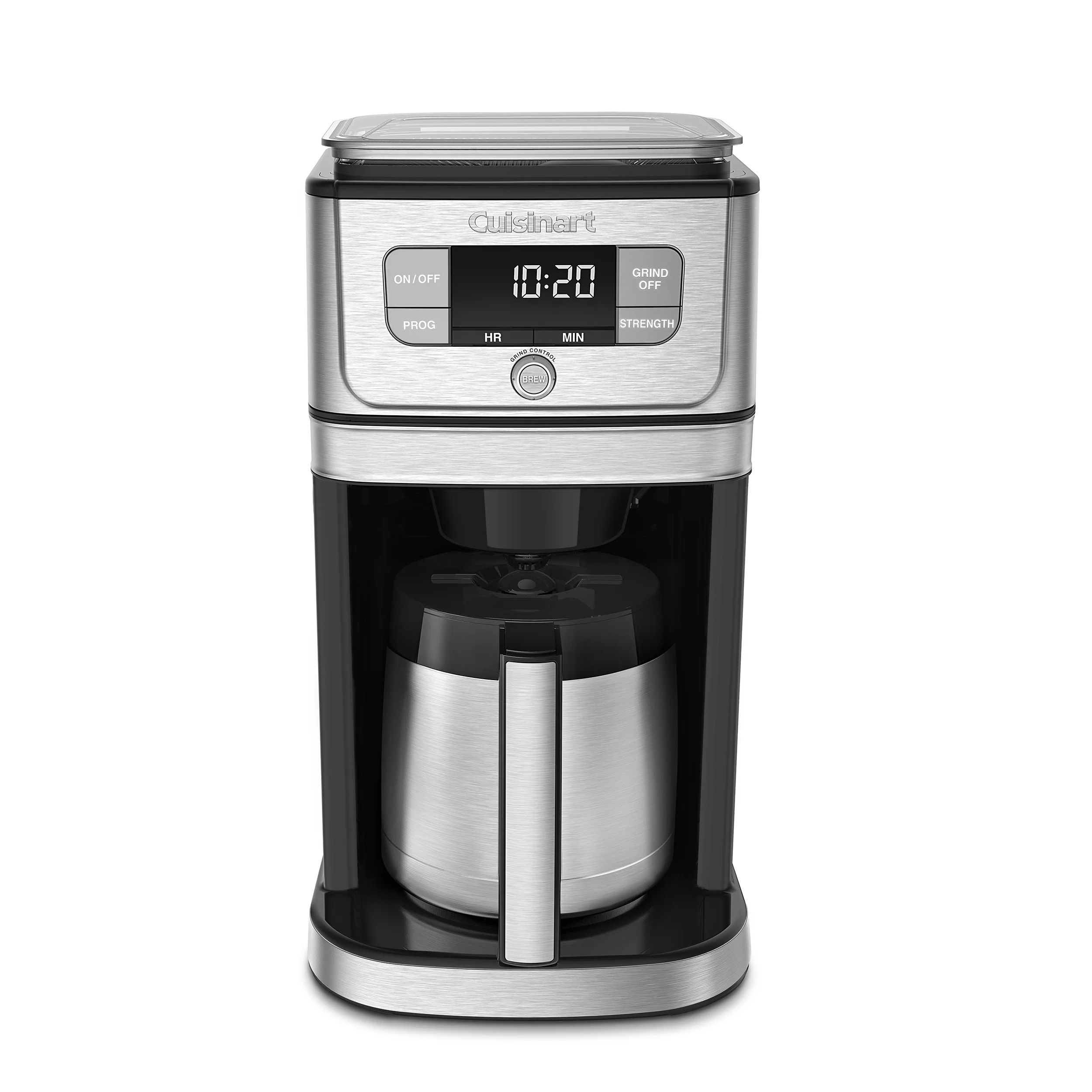 Cuisinart Grind & Brew™ 10 Cup Burr Coffeemaker, Silver, DGB-850