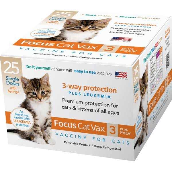 Spectra Focus Cat Vax 3 Plus FeLV - Pet Supplies online store