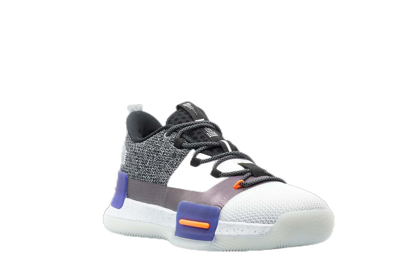 [E94451] Mens Peak Taichi Flash Lou Williams Team White Purple Basketball Shoes - 7