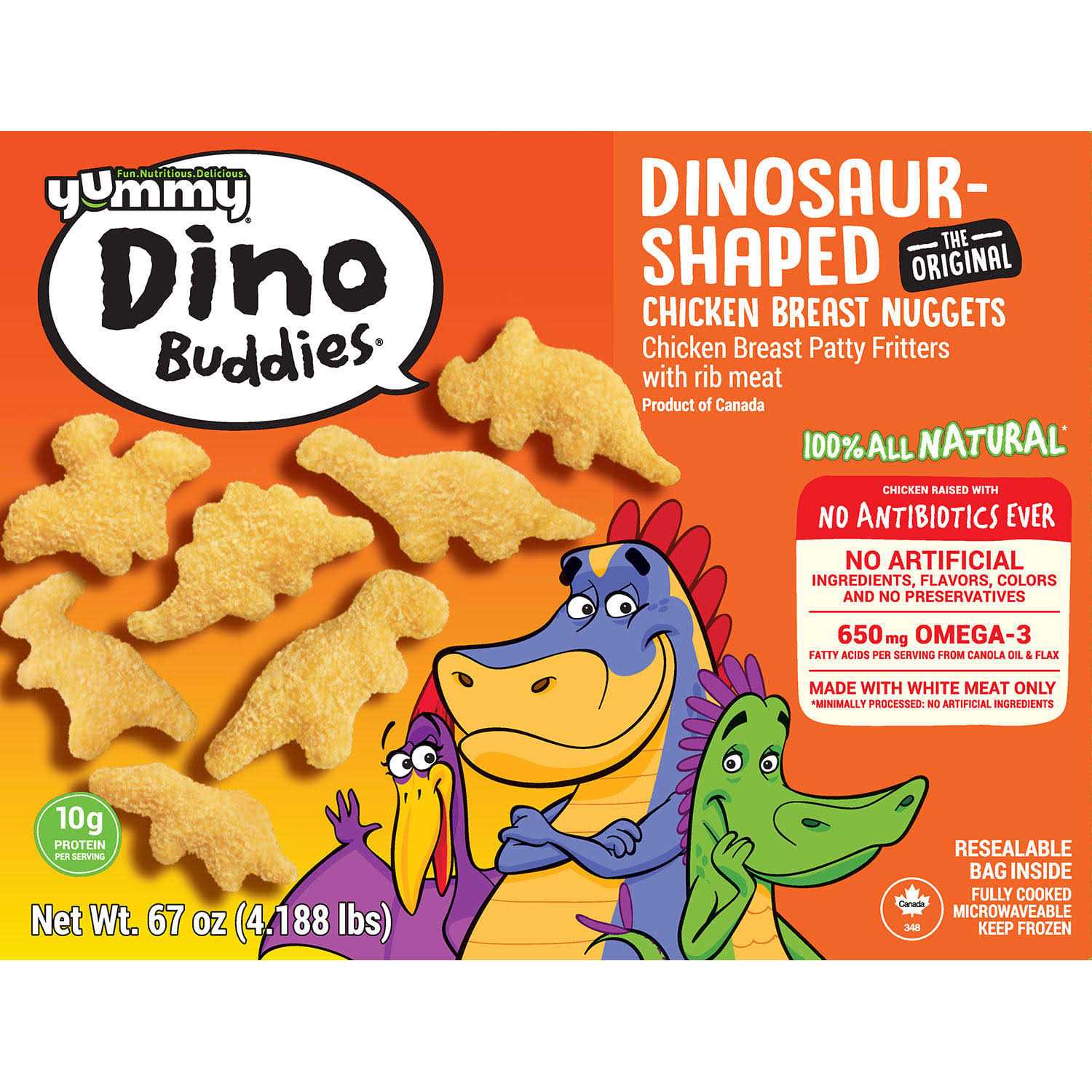 Yummy Dino Buddies Chicken Nuggets - Pet Supplies online store