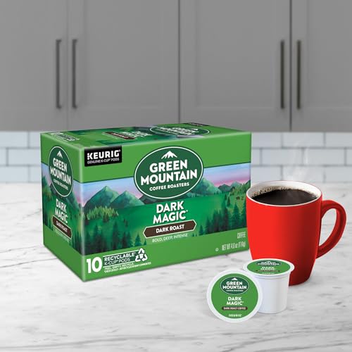 Green Mountain Coffee Roasters Dark Magic Keurig Single-Serve K-Cup Pods, Dark Roast Coffee, 72 Count