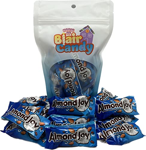 Almond Joy Candy Bars | 5 LB Resealable Stand Up Bag | Individually Wrapped | Bulk Snack Size