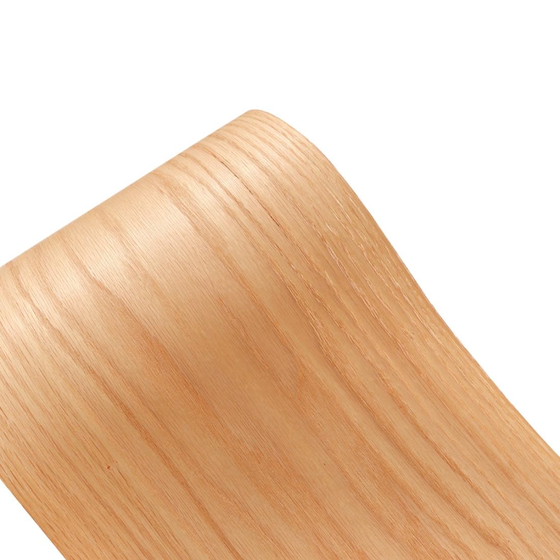 Red Oak Thin Wood Veneer Sheets (Figured Grain)- 7.8 Inch Wide x 98 Inch Long, Natural Wood for Furniture, Cabinets, and DIY Crafts