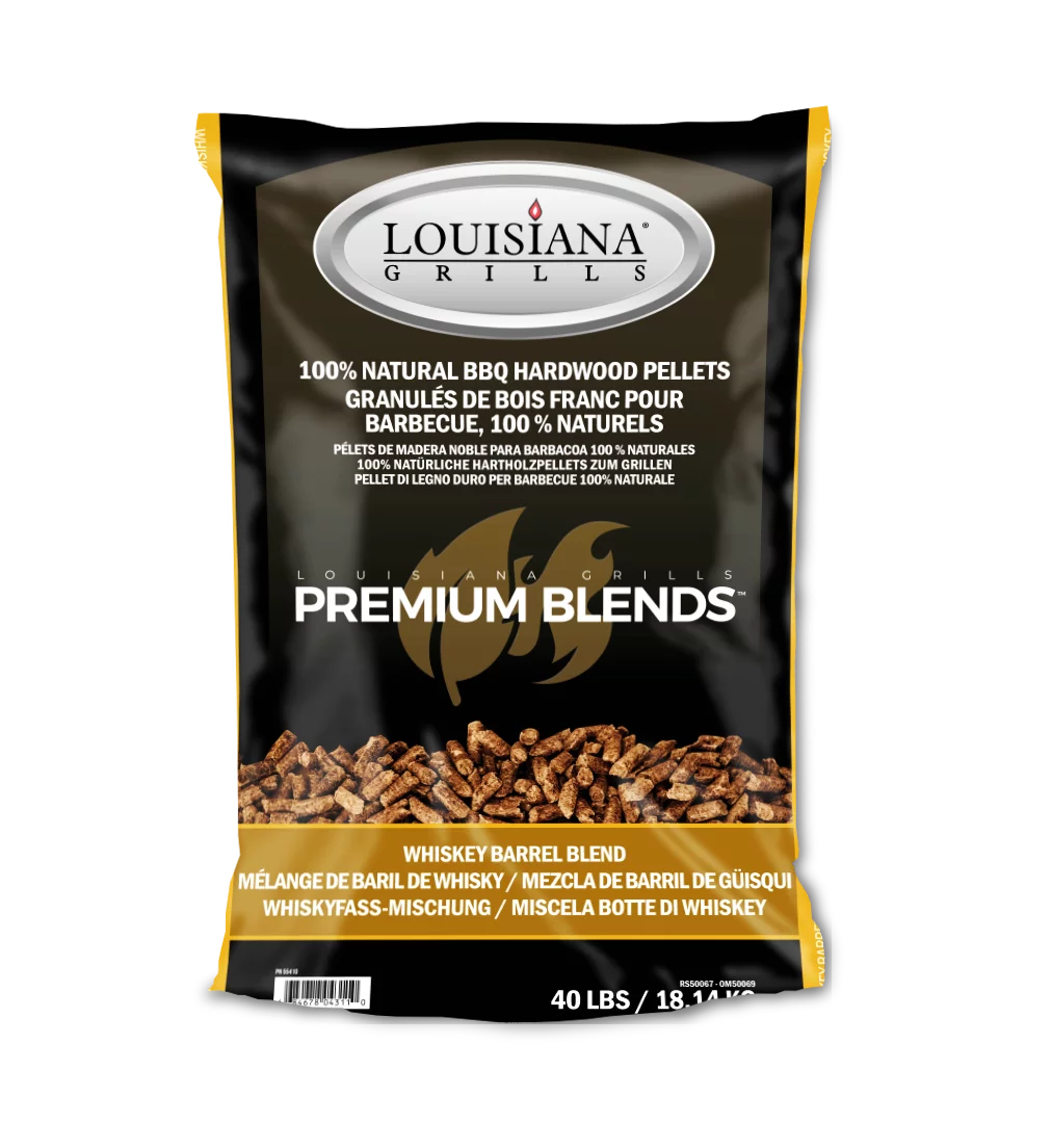 Louisiana Grills 40lb Bag Wood Pellets, Tennessee Whiskey Barrel Smoker Fuel