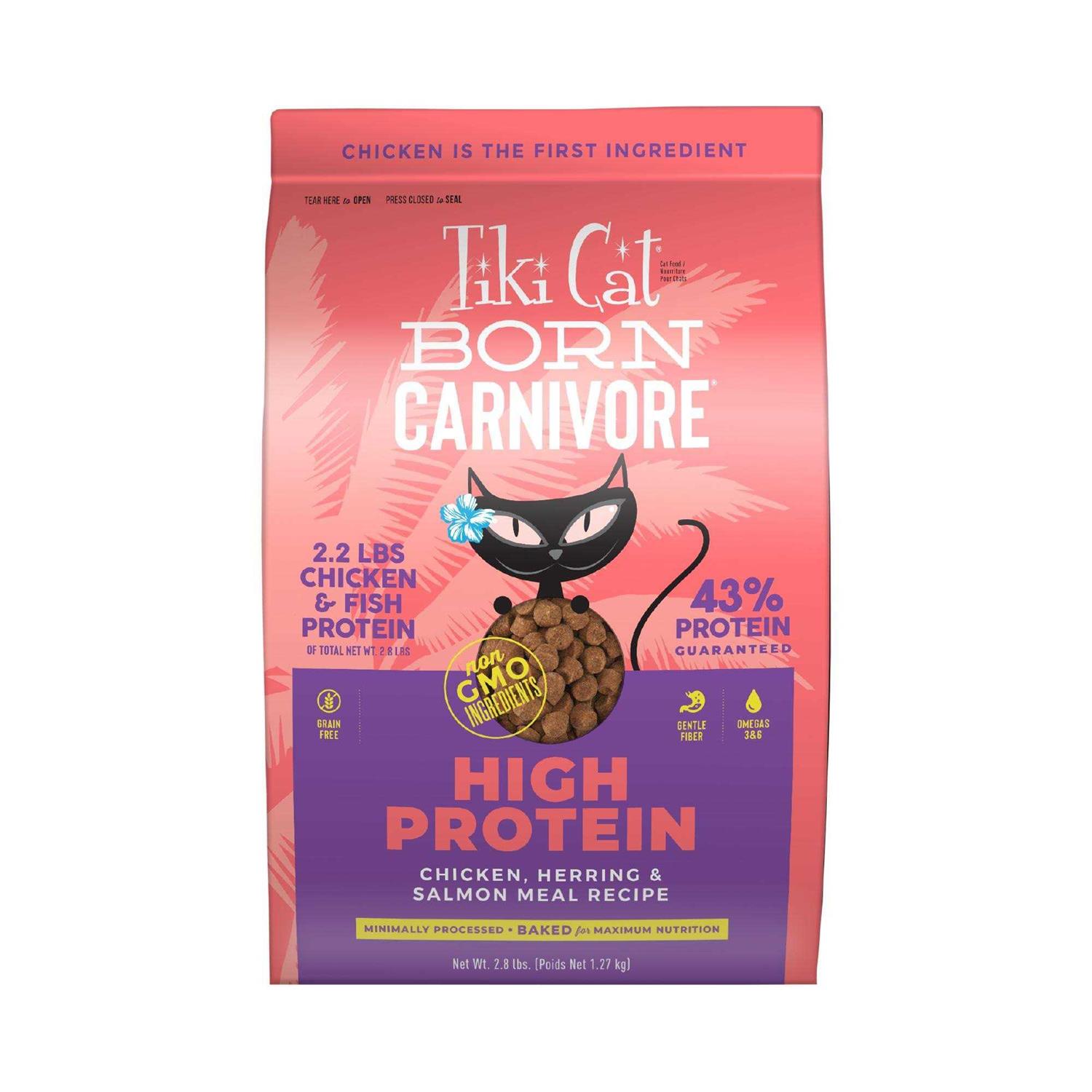Tiki Cat Born Carnivore Herring Dry Food - Pet Supplies online store