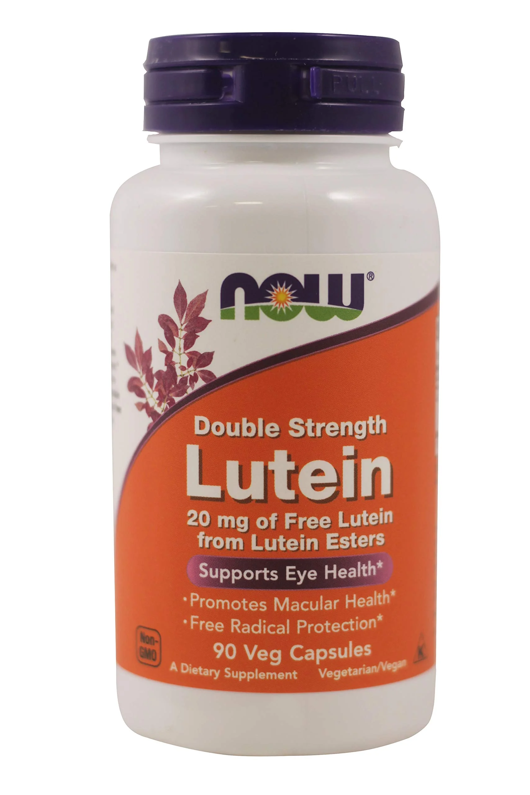 Now Foods - Double Strength Lutein Eye Health Support 20 Mg. - 90 Vegetable Capsule(S)