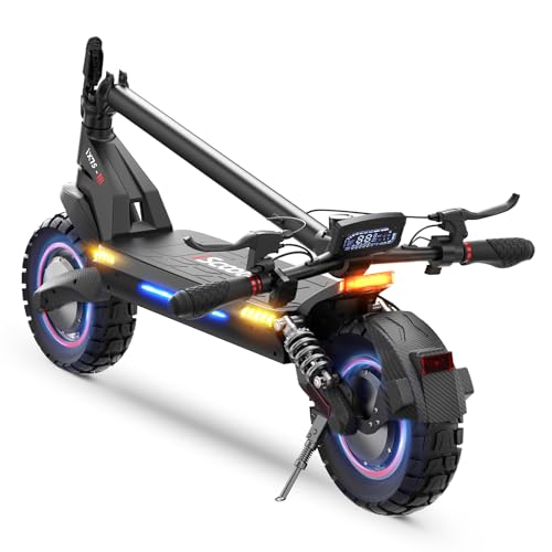 iScooter Electric Scooter Adults, 28/38 MPH Top Speed & 40/50 Miles Long Range Escooter, 10/11