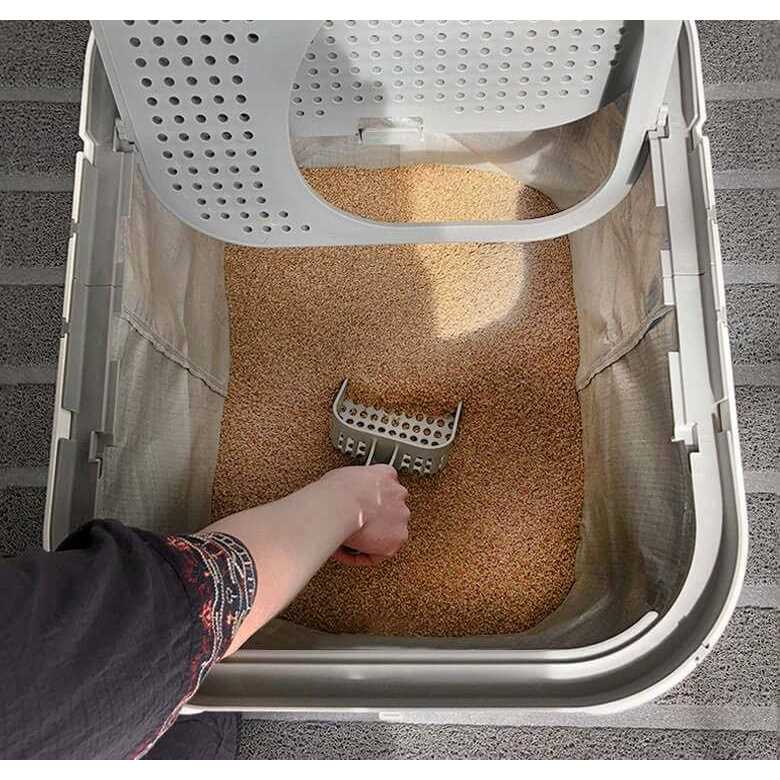 Modkat MKXL103 XL Litter Box, Top-Entry or Front-Entry Configurable - Pet Supplies online store