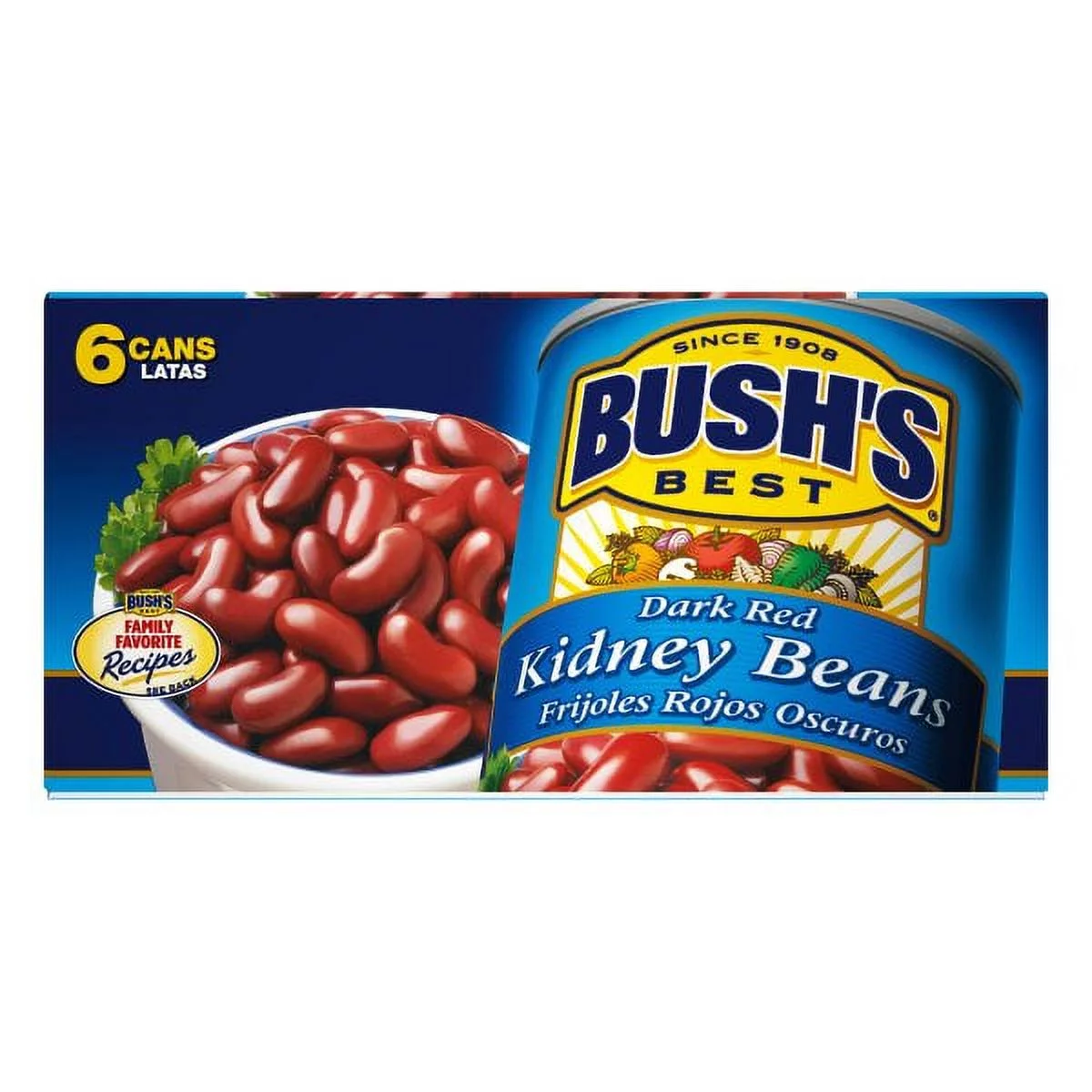 BUSH'S BEST Kidney Beans Dark Red
