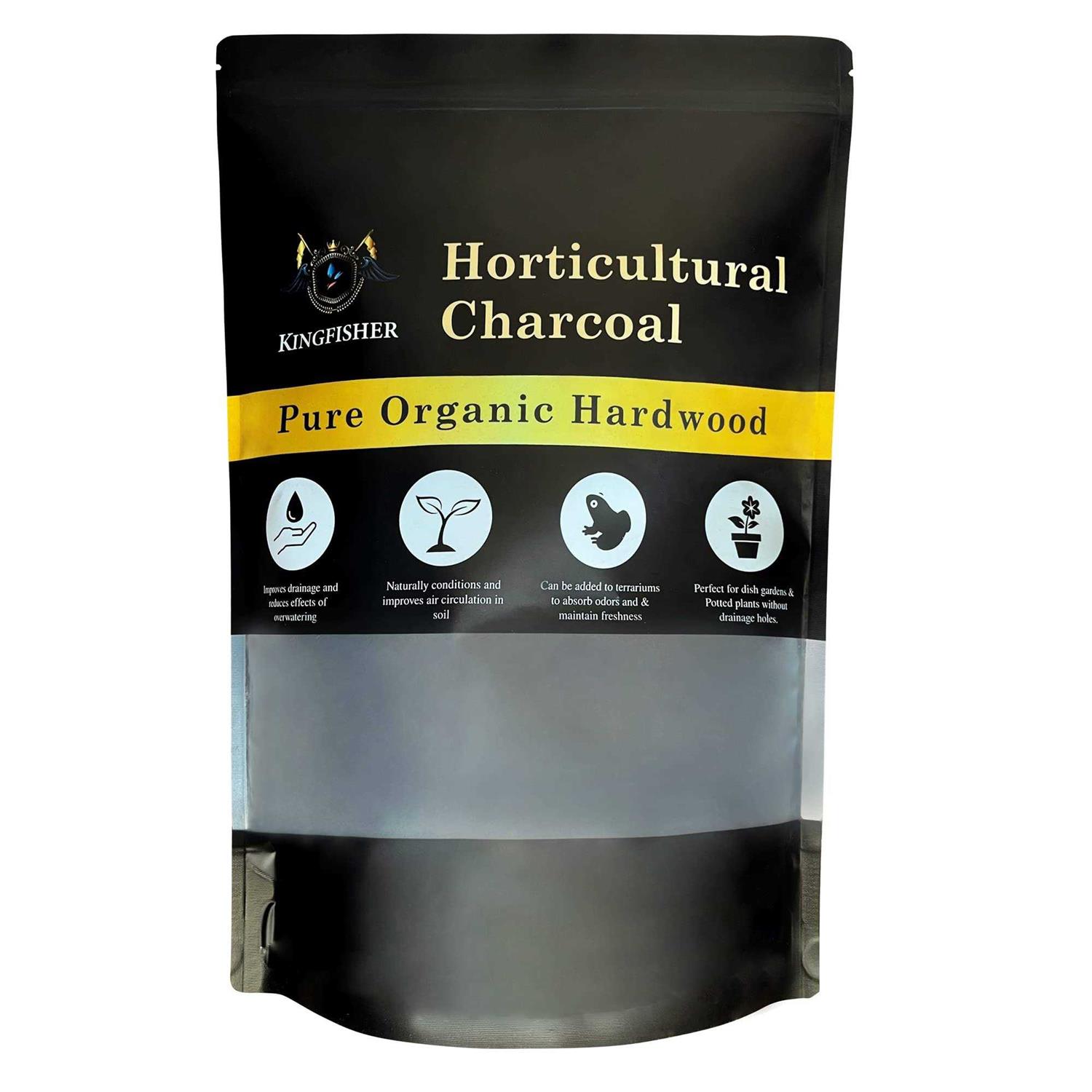 Kingfishers Organic Horticultural Charcoal & Terrarium Charcoal Charcoal for Plants - Pet Supplies online store