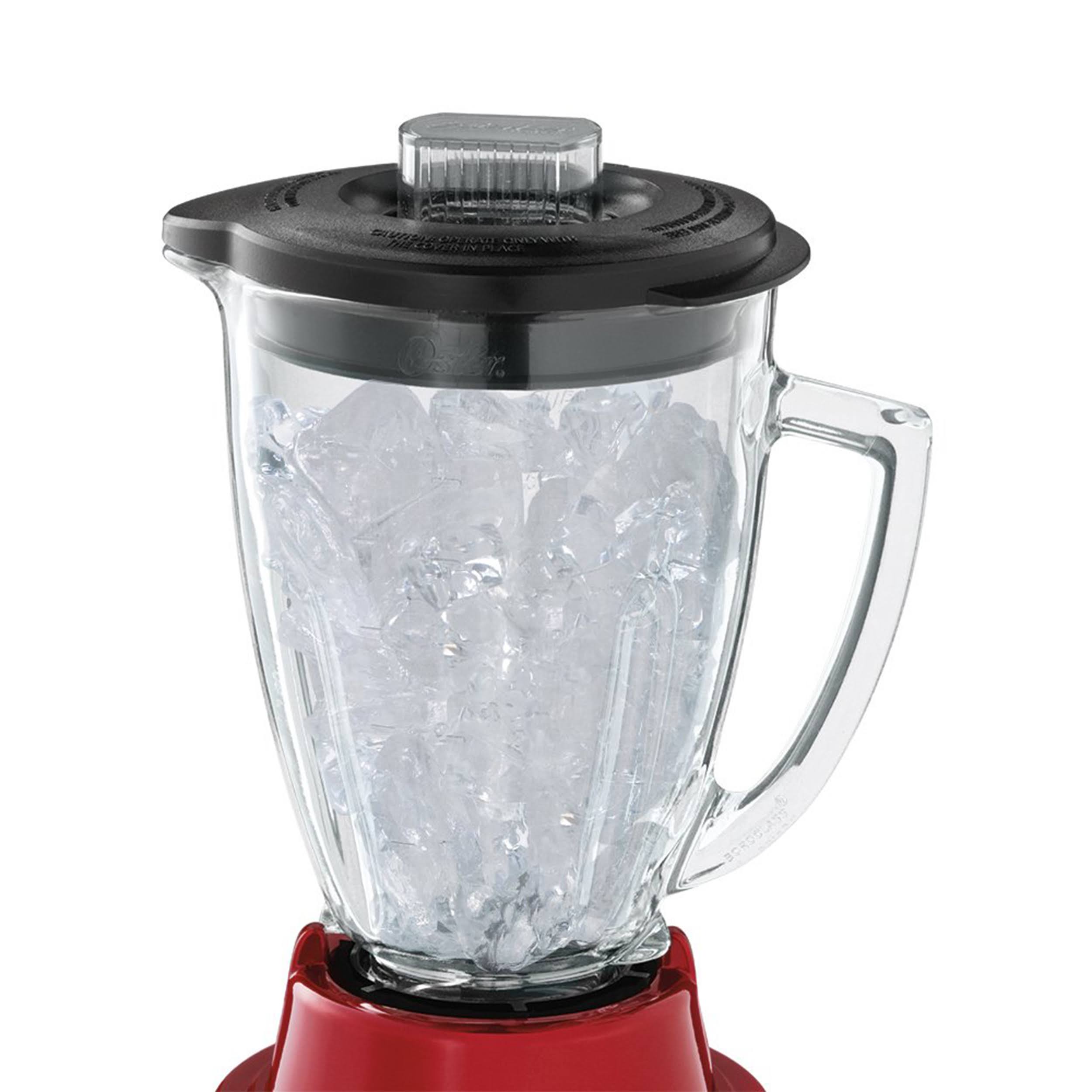 Oster 12-Speed Blender, 6-Cup Capacity, Metallic Red
