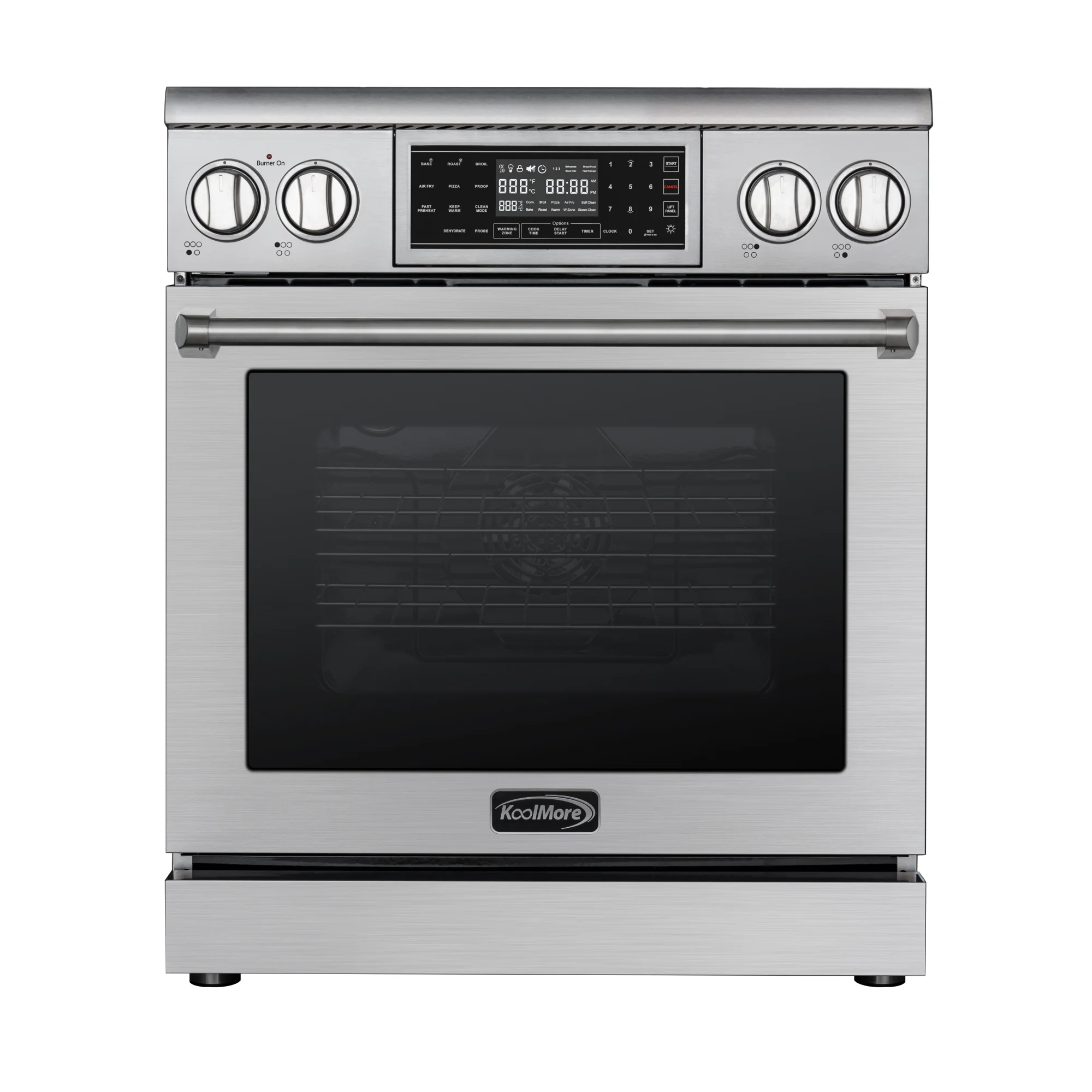 30 Inch Electric Range Professional Range with Tilt Panel Digital controls