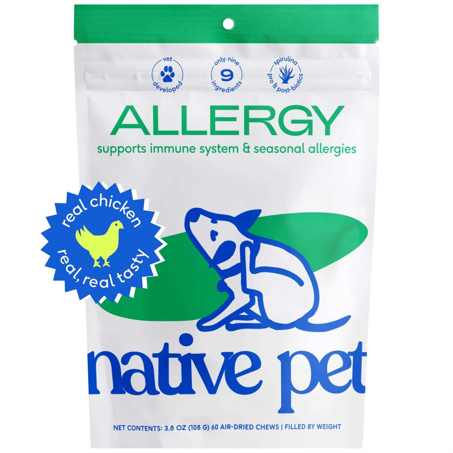Native Pet Allergy Chews for Dogs - Pet Supplies online store