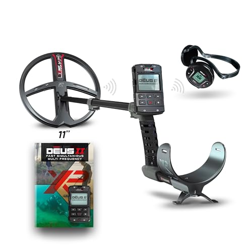 XP Metal Detector Deus II - Waterproof and Multi Frequency, Ideal for Treasure and relic Hunting - with 9