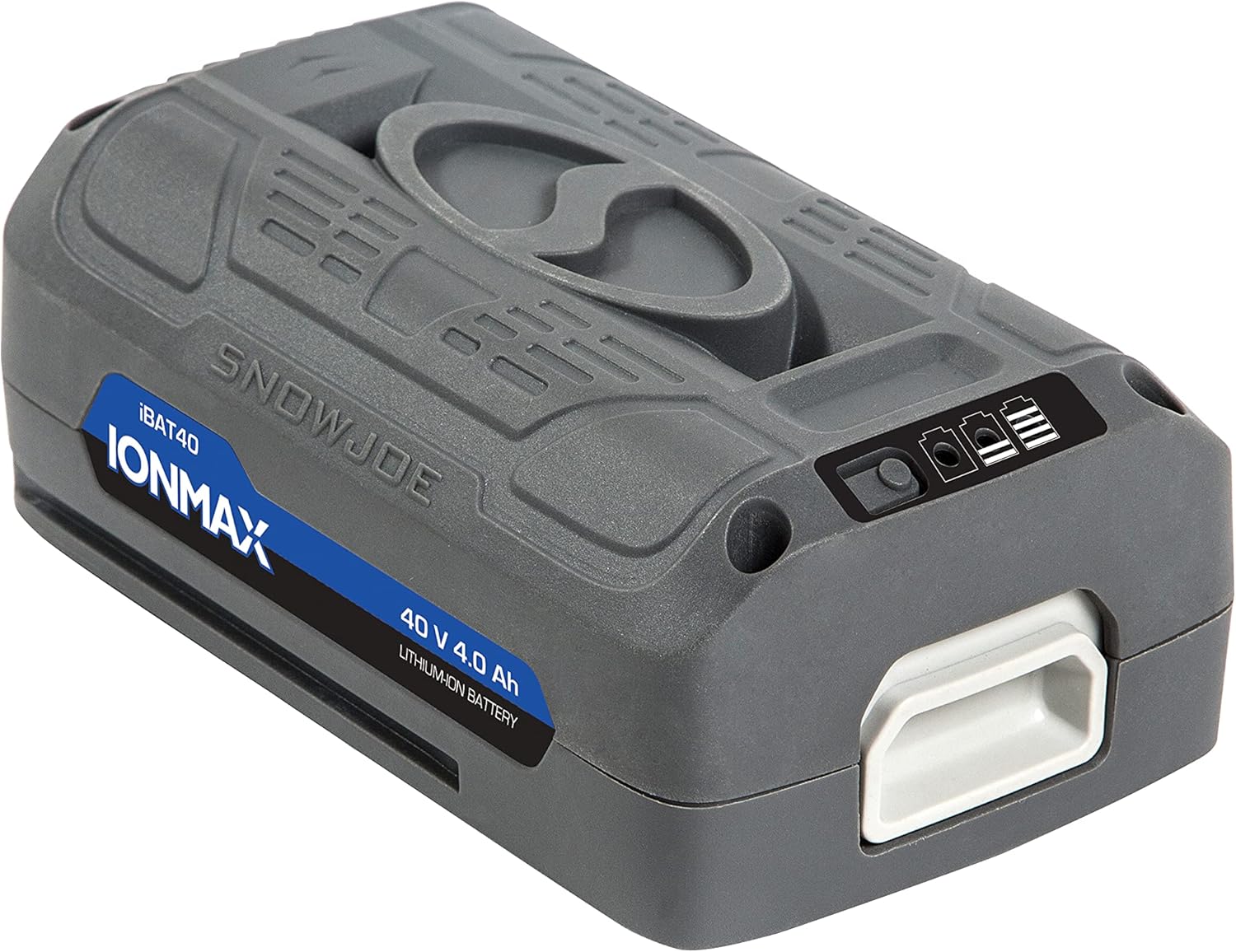 Snow Joe IBAT40-RM EcoSharp Lithium-Ion Battery, 40 Volt, 4.0 Ah, Gray (Certified Refurbished)