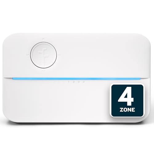 Rachio WiFi Smart Sprinkler Controller (8-Zone Irrigation Remote Control) – App-Based Scheduling, Local Weather Intelligence, Rain Skips, Easy DIY Install