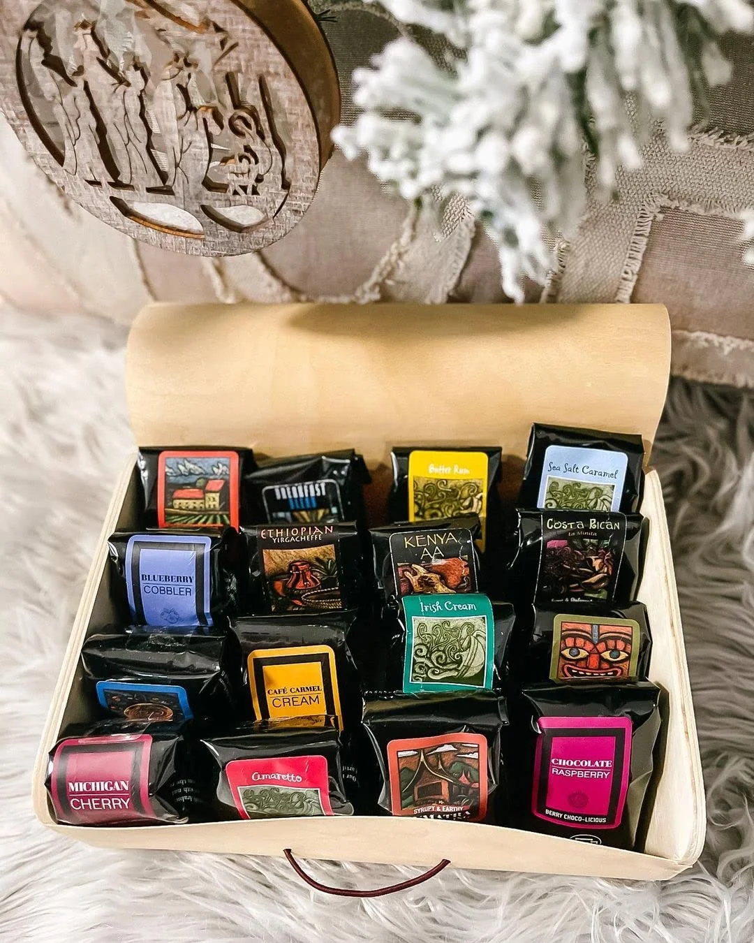 Taste Of , Gourmet Coffee Gift Basket, 12 One Samples