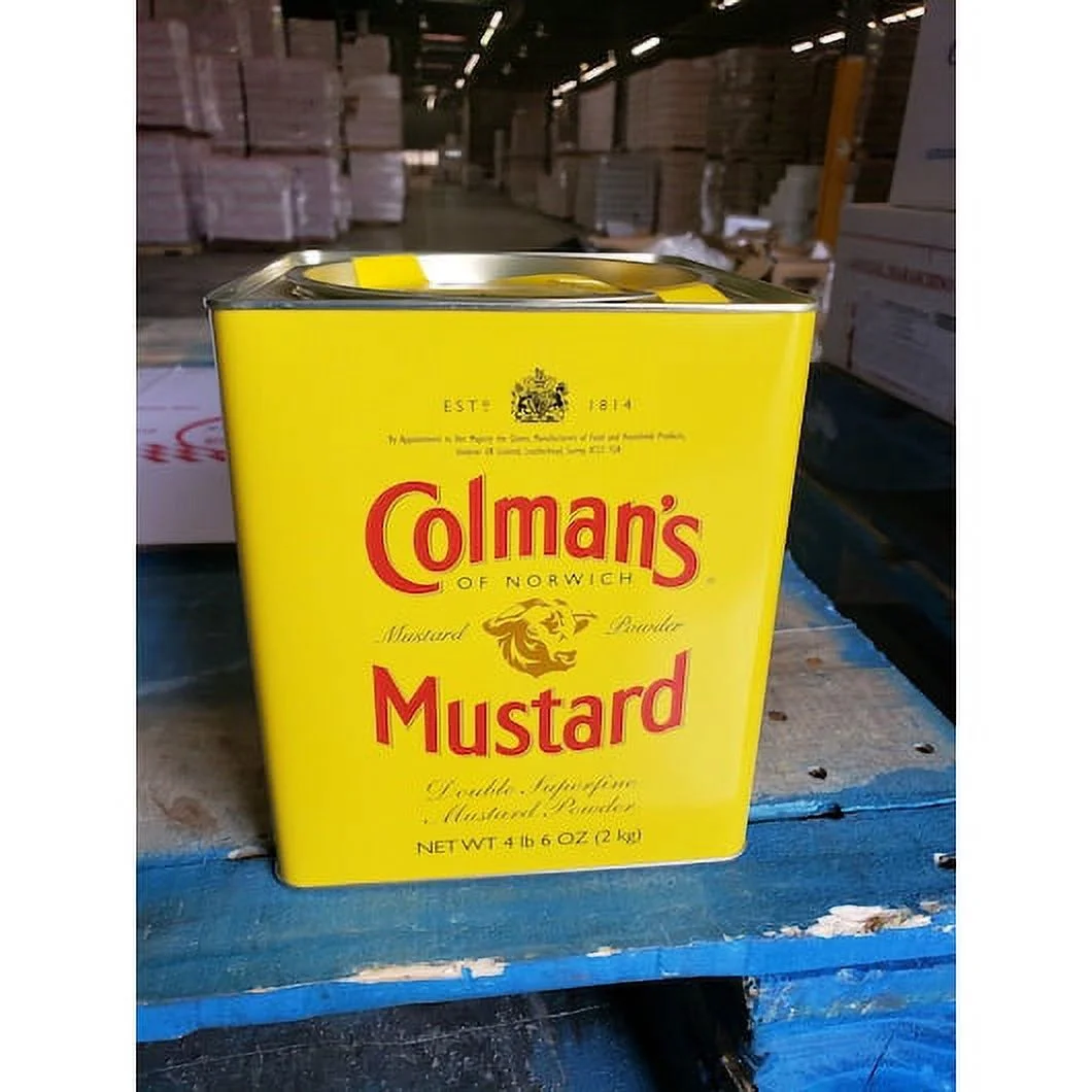 Colman'S Dry Mustard Powder 2 Kilogram Tin - 1 Per Case