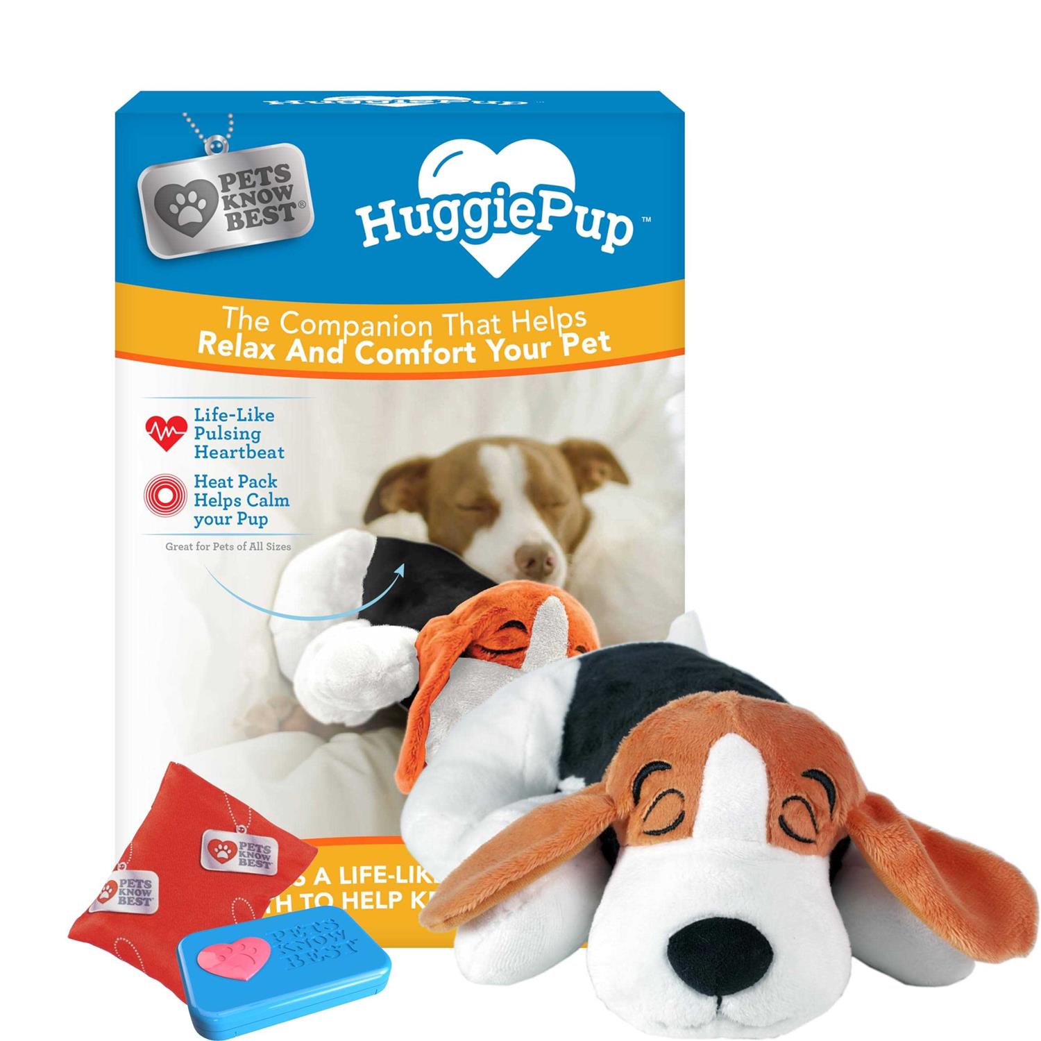 Pets Know Best HuggiePup Cuddly Puppy Behavioral Aid Toy - Pet Supplies online store