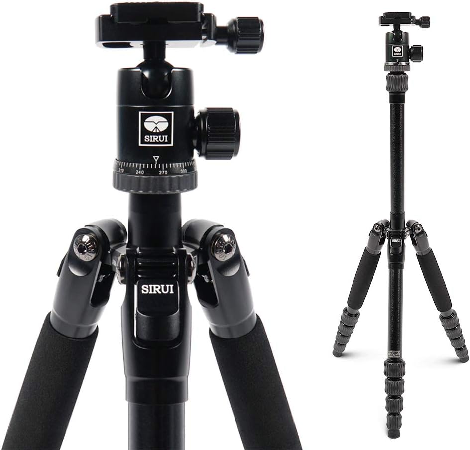 SIRUI Compact Traveler 5A DLSR Travel Tripod with 360° Panorama Ball Head (Aluminum 5A)