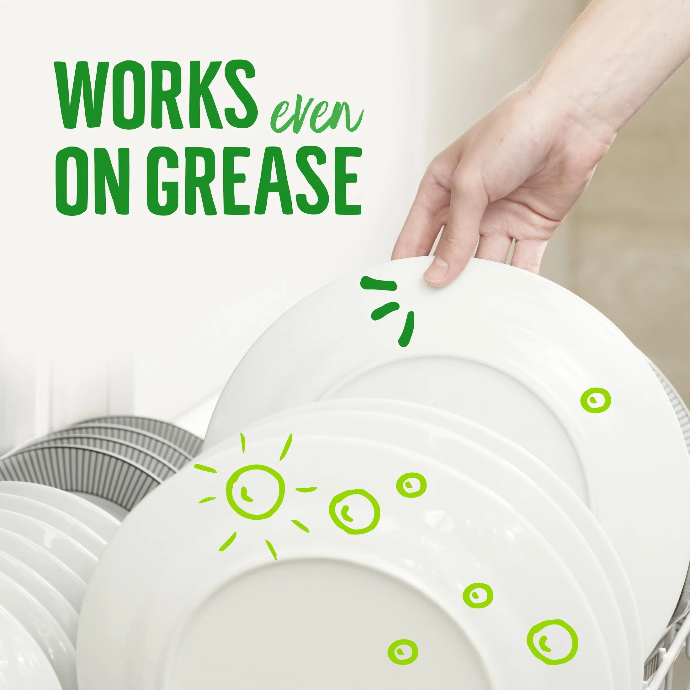 Seventh Generation Clean with Purpose Dishwasher Detergent, Lemon, 70 oz