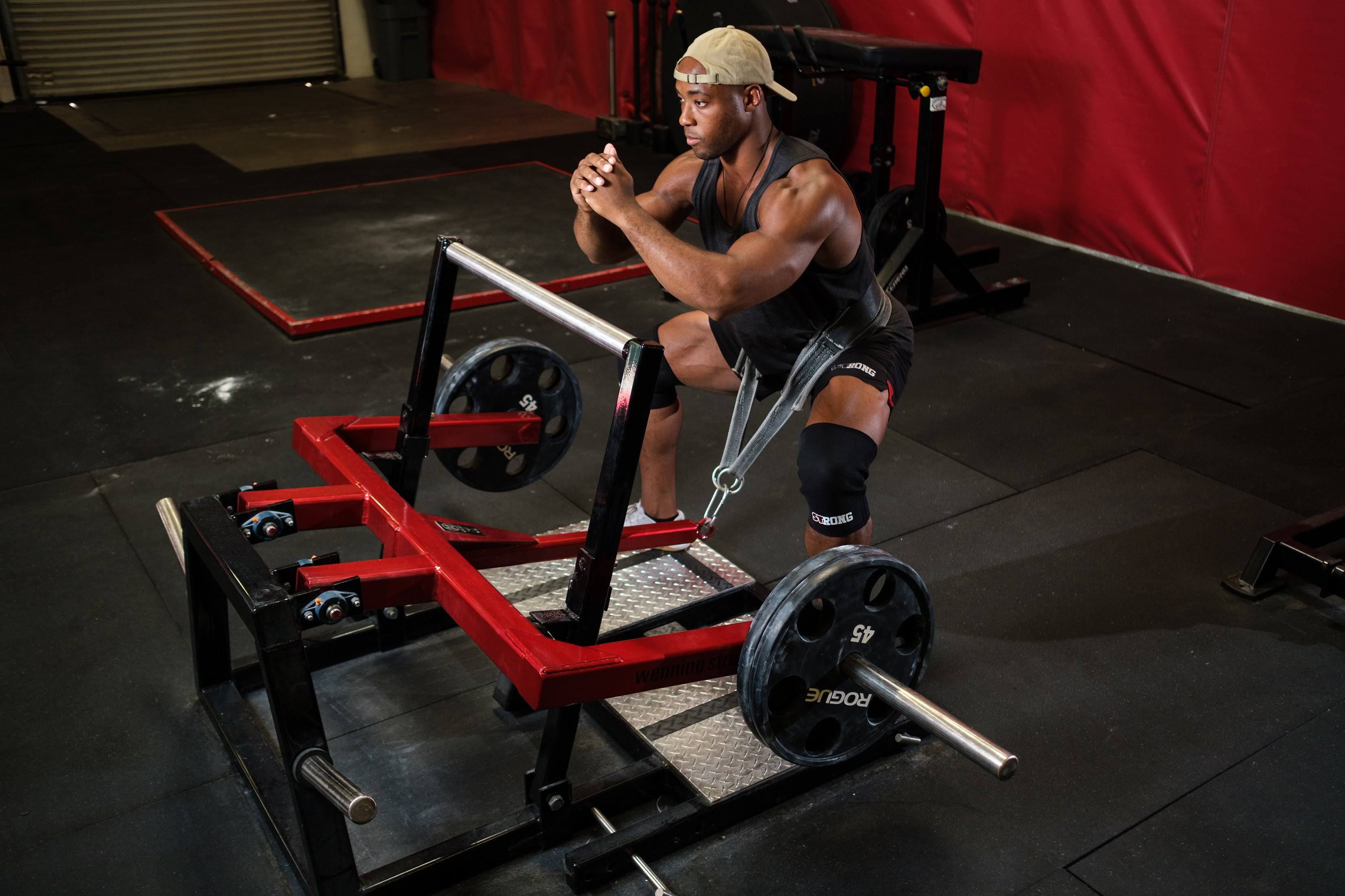 Sling Shot Strong Knee Sleeves by Mark Bell - Blue