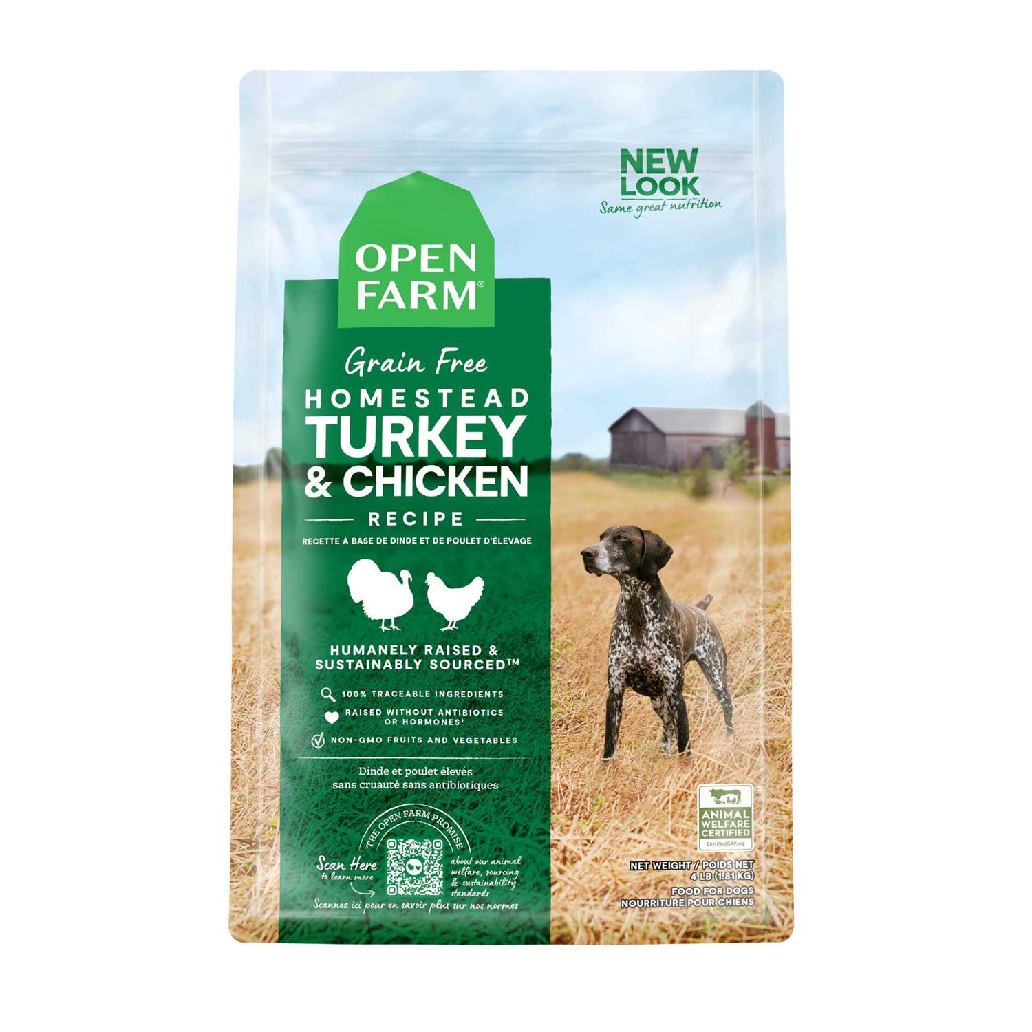 Open Farm Grain Free Homestead Turkey & Chicken Dry Dog Food - Pet Supplies online store