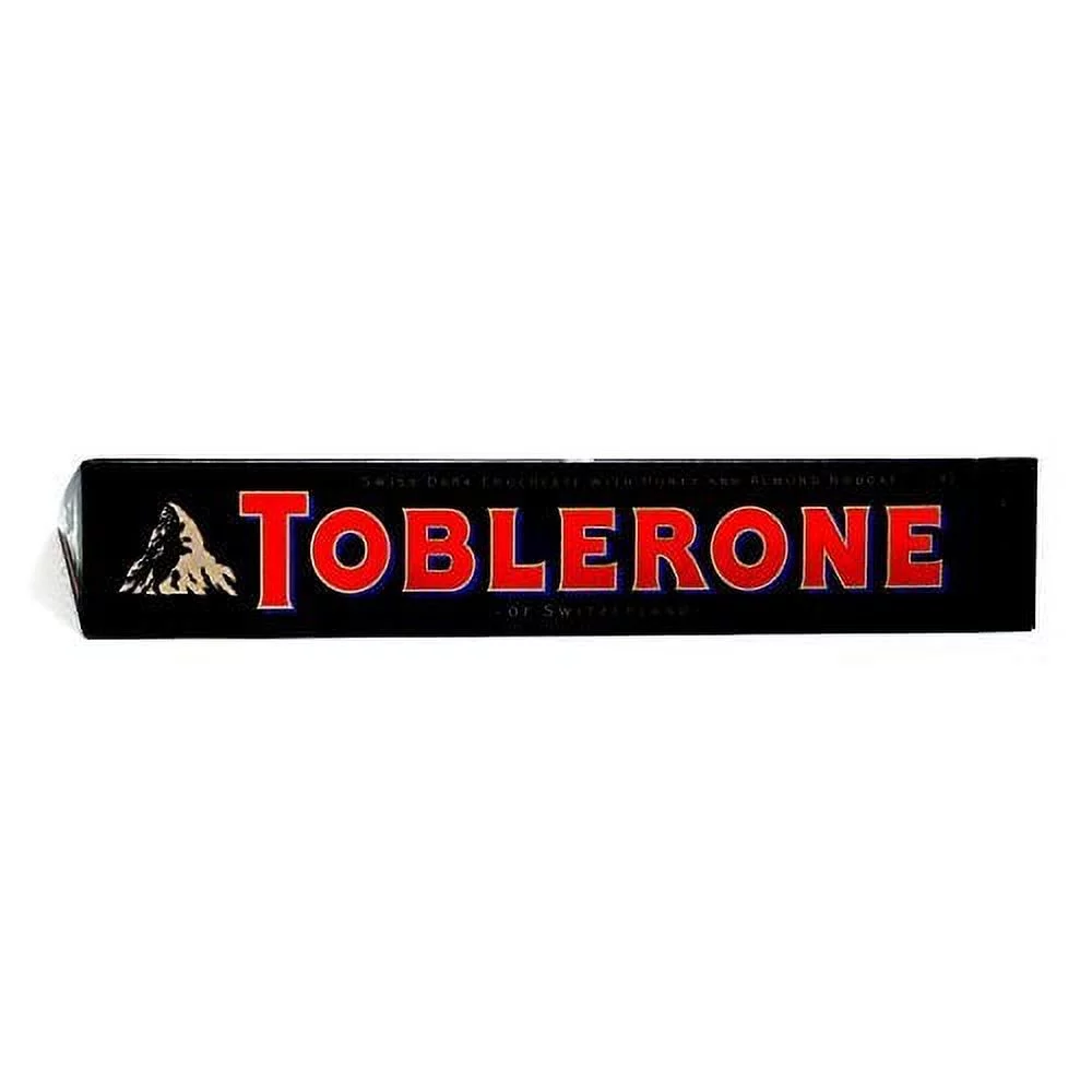 Toblerone Dark Chocolate Bar 3.52 oz each (6 Items Per Order)