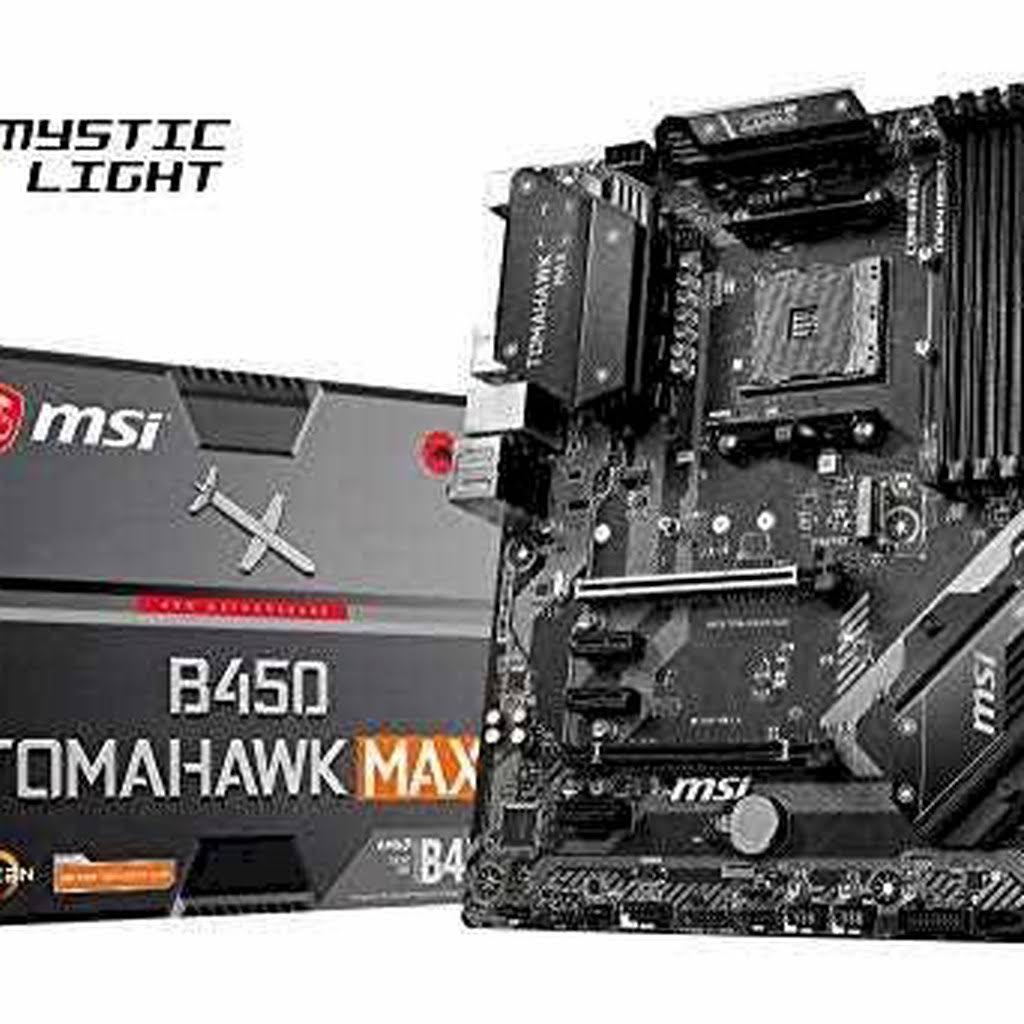 MSI B450 Tomahawk Max ATX Motherboard MB4822 Attractive Cost Performance