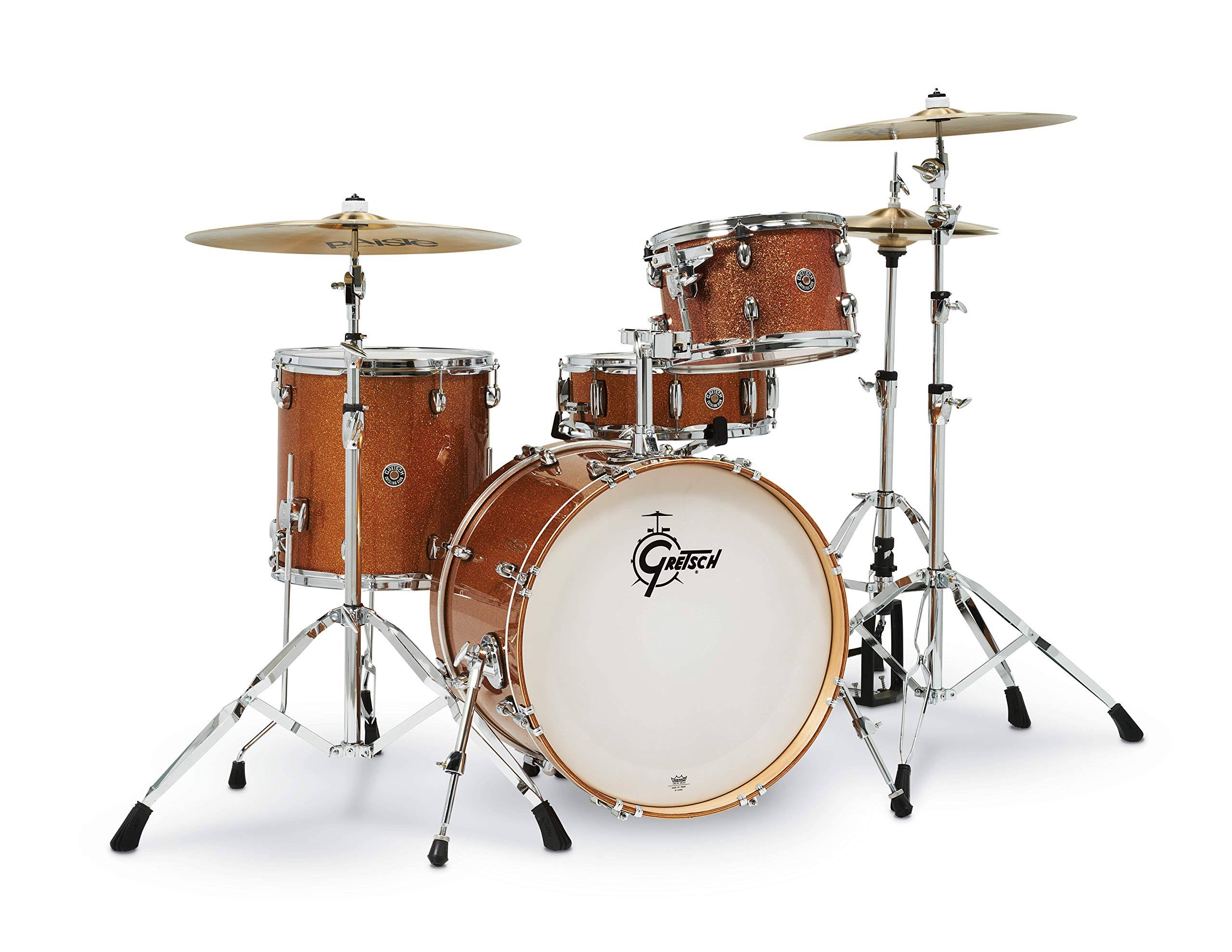 Gretsch Catalina Club 4 Piece Shell Pack (20/12/14/14SN) Bronze Sparkle