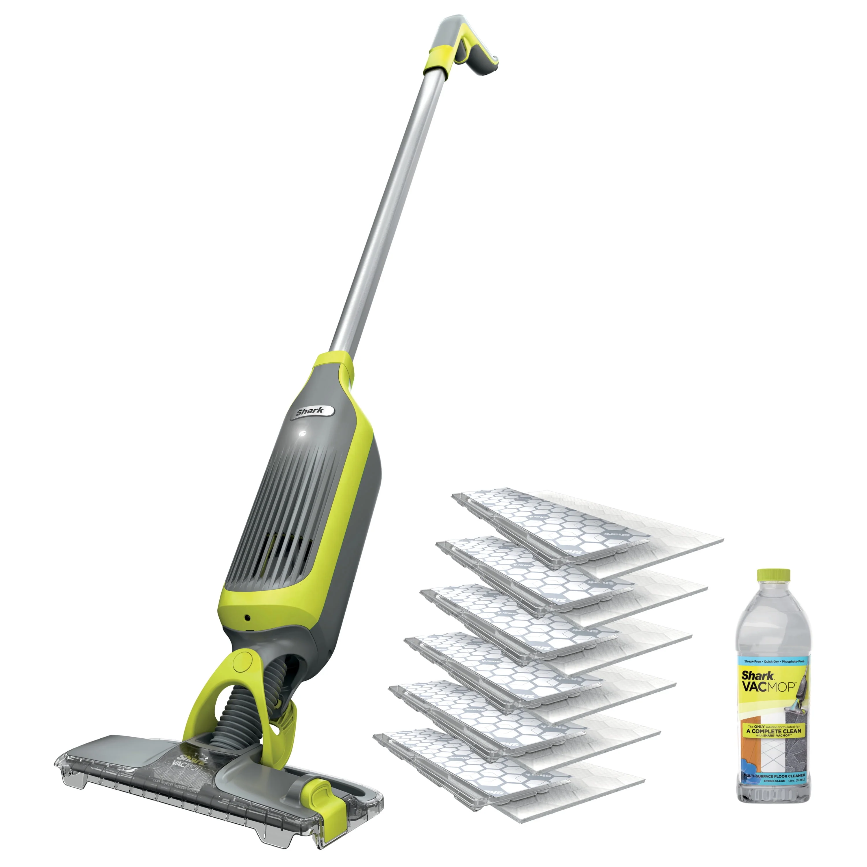 Shark VACMOP Cordless Hard Floor Vacuum Mop with (2)Disposable VACMOP Pads, VM200