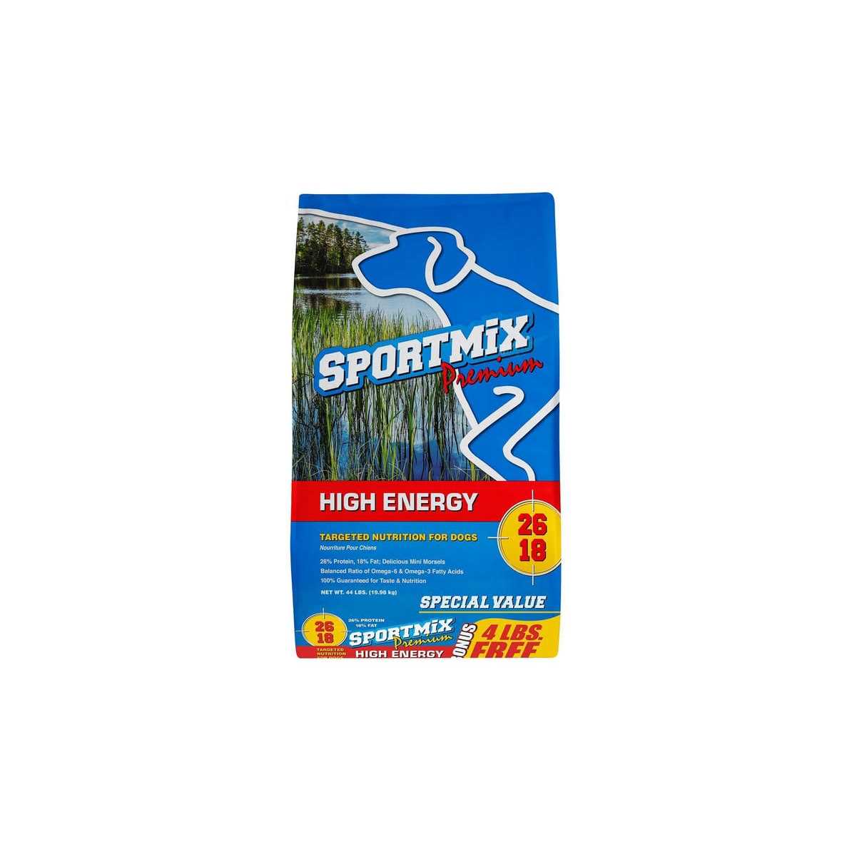 Sportmix Premium High Energy Adult Mini Chunk Dry Dog Food - Pet Supplies online store