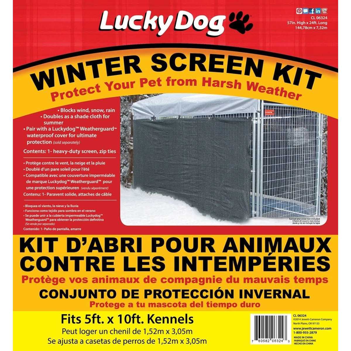 Lucky Dog Winter/Shade Screen Side Cloth - Pet Supplies online store