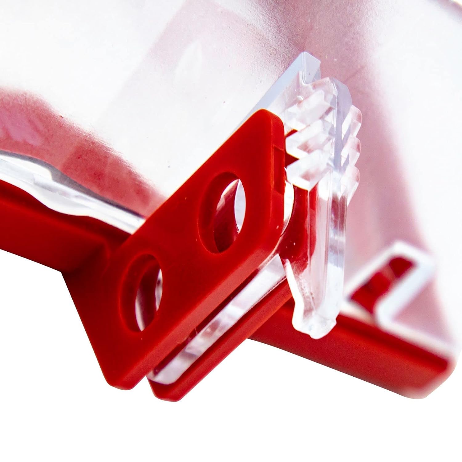 TRADESAFE Emergency Stop Button Lockout, XL Rectangular Lockout, Box Type Transparent Push Start Button Cover, Lockable Push Button Switch Cap, Permanent Installation Pack of 2