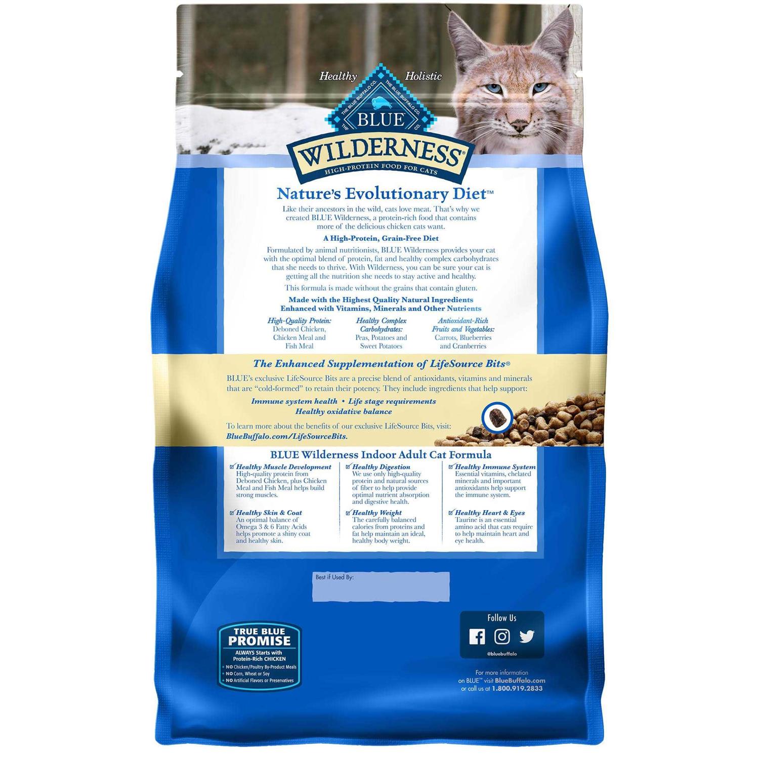 BLUE Wilderness Adult Dry Cat Food - Pet Supplies online store