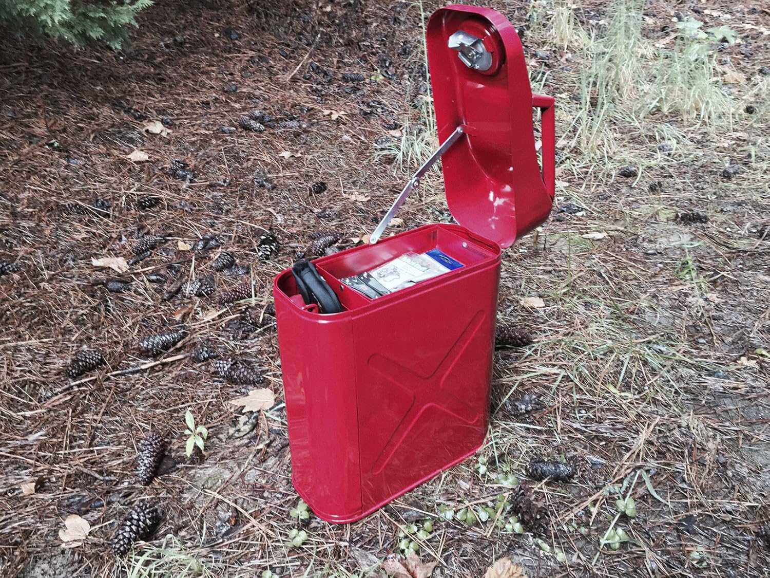 Rampage Products 86622 Red Universal Trail Can Storage Box