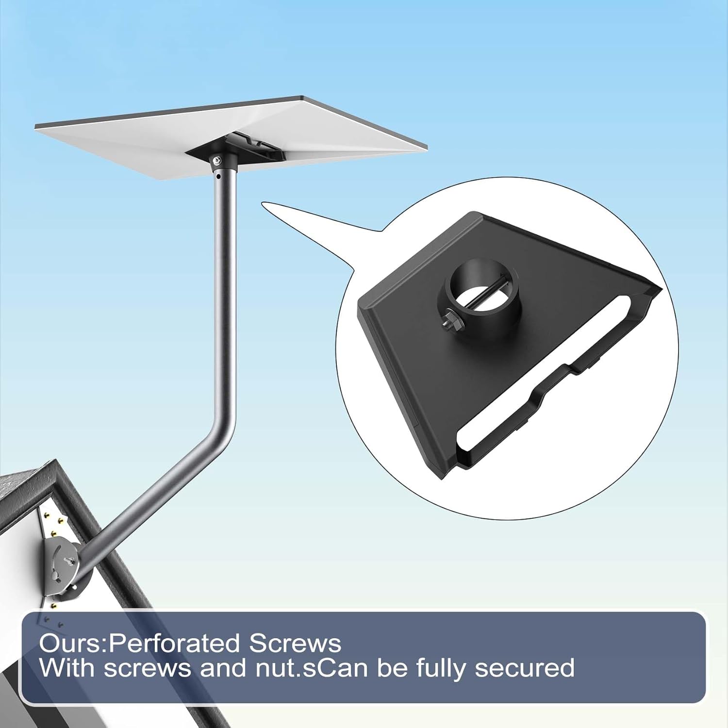 Gen 3 Mount for Starlink, Roof Mount Compatible with V3 Starlink Standard Dish, Wall Mount for Starlink, Mounting Kit for Starlink, V3 Pole Mount for Starlink