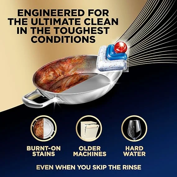 Finish Ultimate Dishwasher Detergent- 52 Count - With CycleSync Technology - Dishwashing Tablets - Dish Tabs