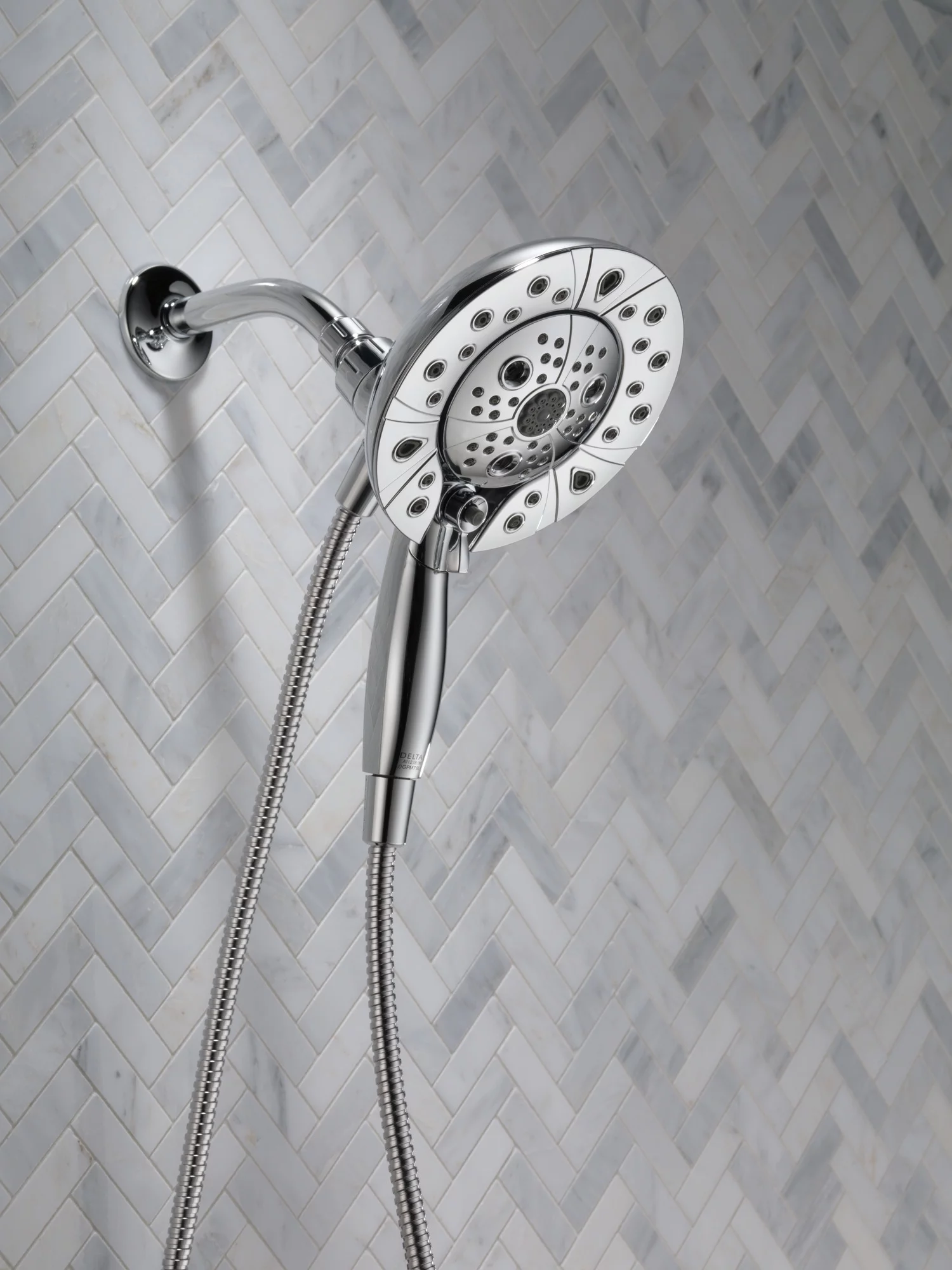 Delta 5-Spray Hand Shower and Shower Head Combo in Chrome 58480-PK