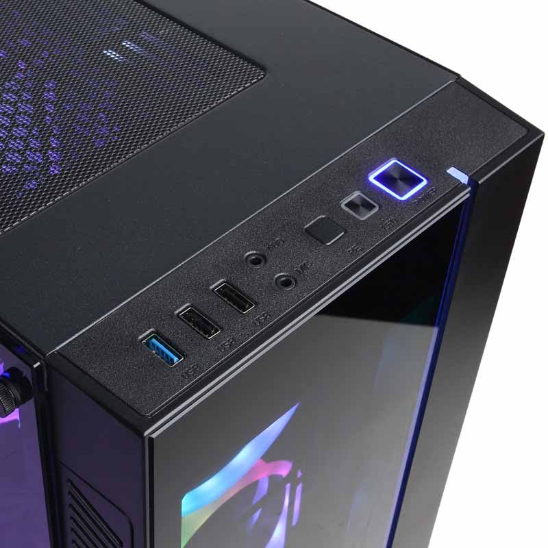 CyberPowerPC Cyberpower Gamer Master GMA8840CPG - Ryzen 3 2300X 3.5 GHz - 8 GB, 8 GB RAM - 1.12 TB SSD - AMD Radeon R7 - Windows