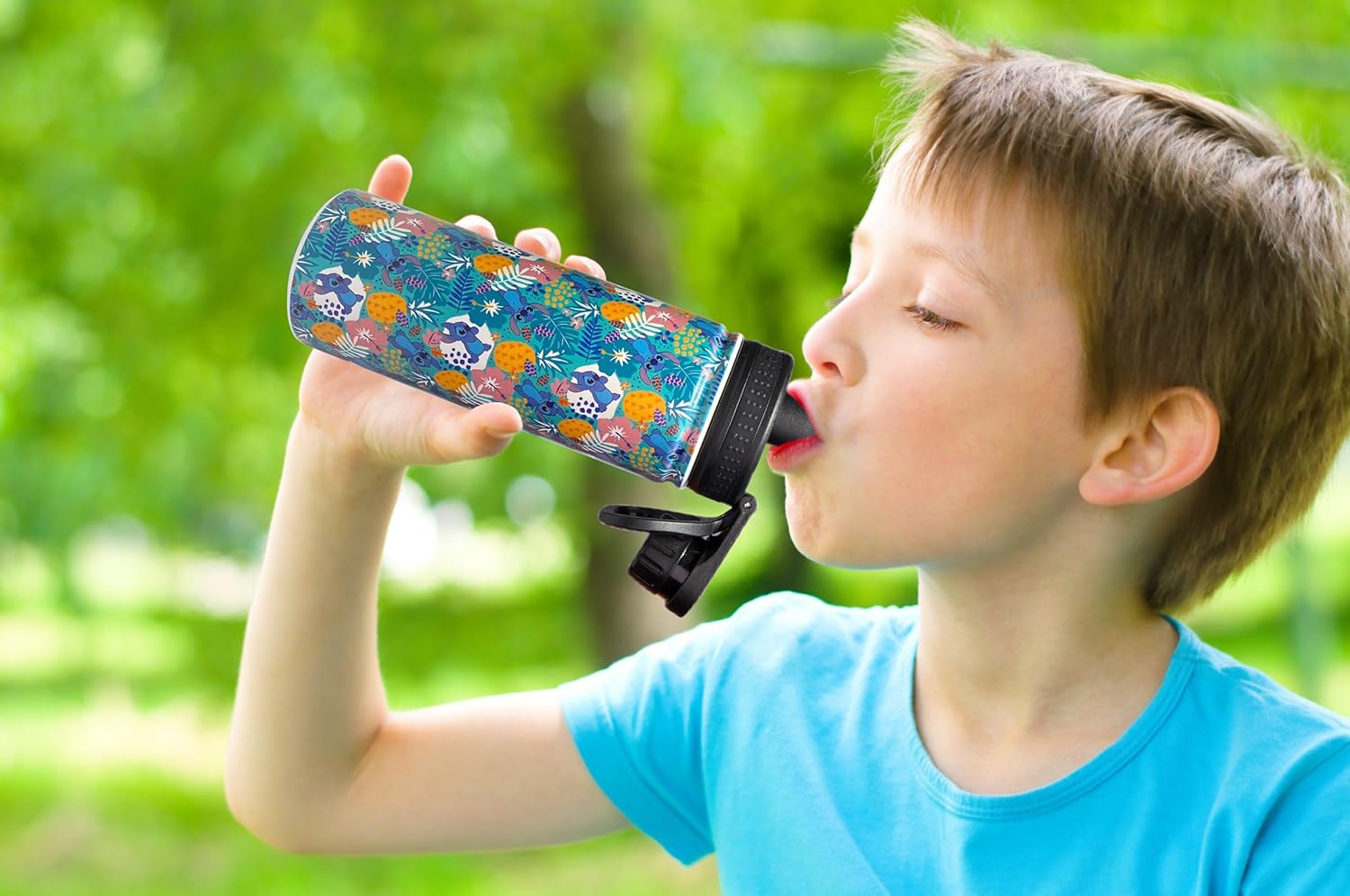 Stitch Backpack Set,15.7 inch Backpack with Water Bottle, Stitch School Supplies, Stitch Stuff Gift.