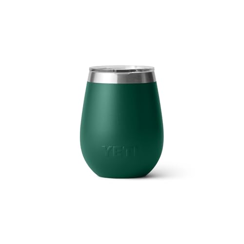 YETI Rambler 10 oz Wine Tumbler, Vacuum Insulated, Stainless Steel with MagSlider Lid, Navy