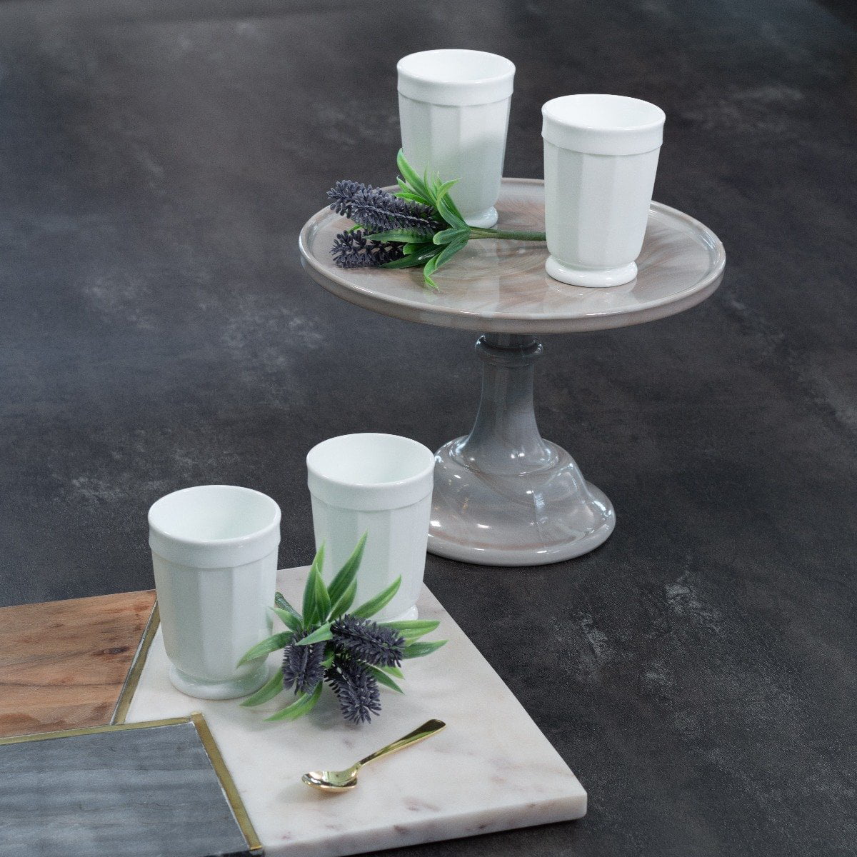 Mosser Glass 6oz Panel Tumbler | Milk