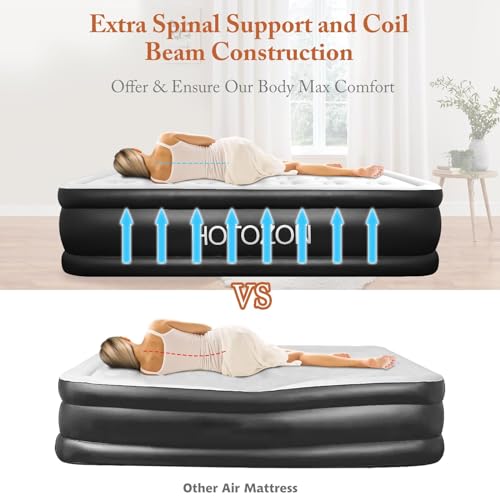 Twin Air Mattress with Built-in Pump, 18