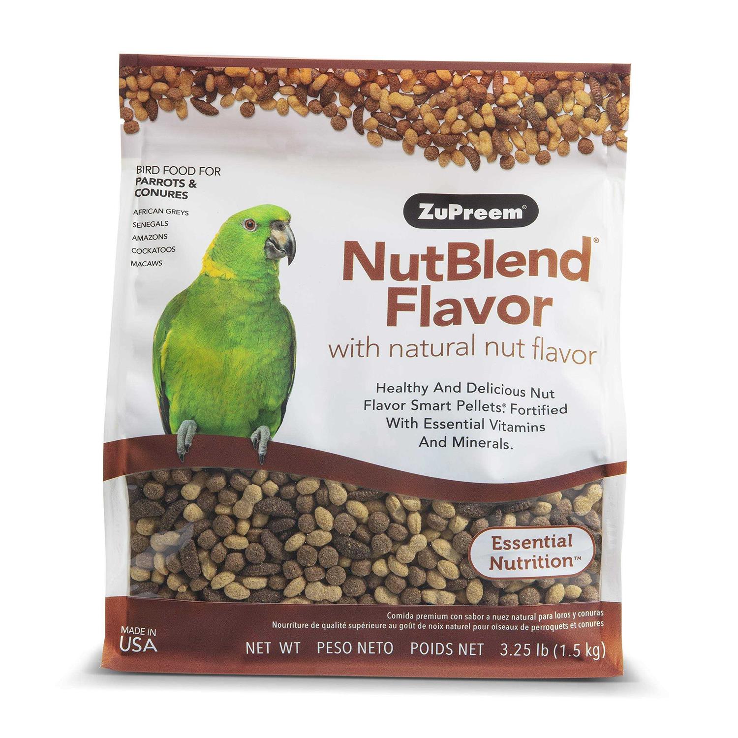 ZuPreem NutBlend Flavor Bird Food - Pet Supplies online store