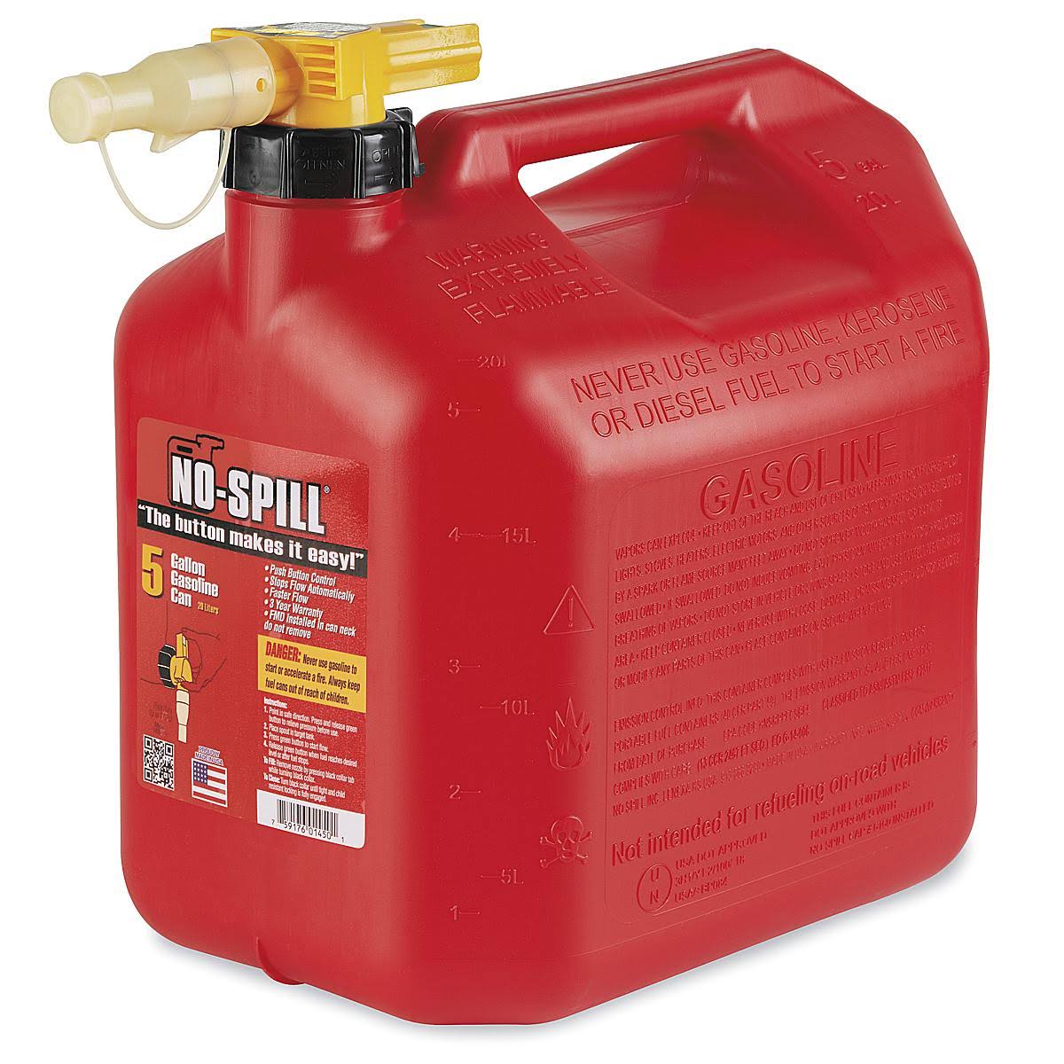 Plastic GAS Can - 5 Gallon - ULINE - H-8715