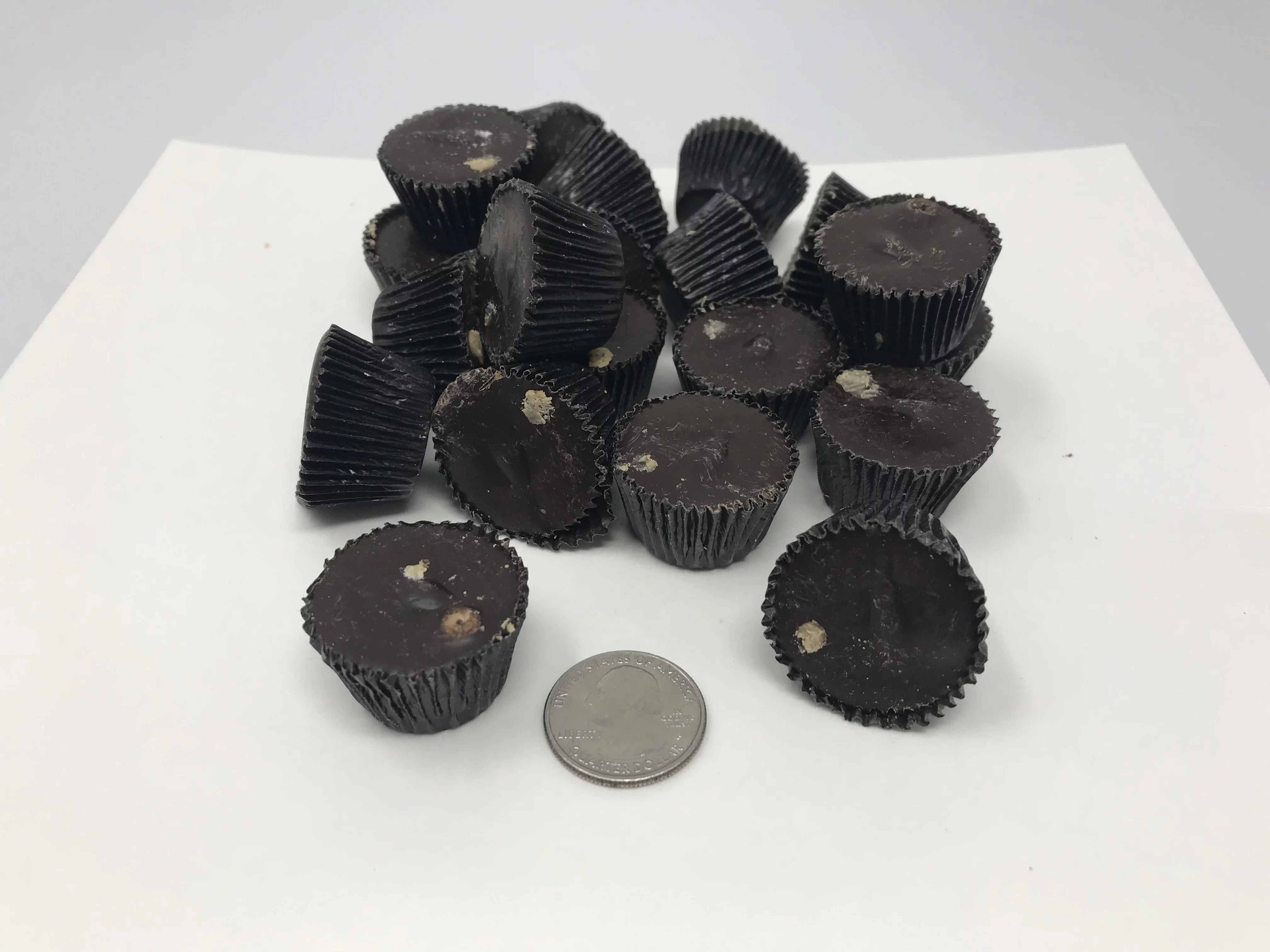Dark Chocolate Peanut Butter Cups bulk 2 pounds snack size