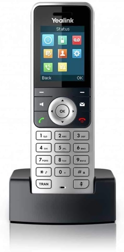 Yealink IP Phone W60P is a bundle of W60B base and W56H handset + 1-UNIT W56H Handset